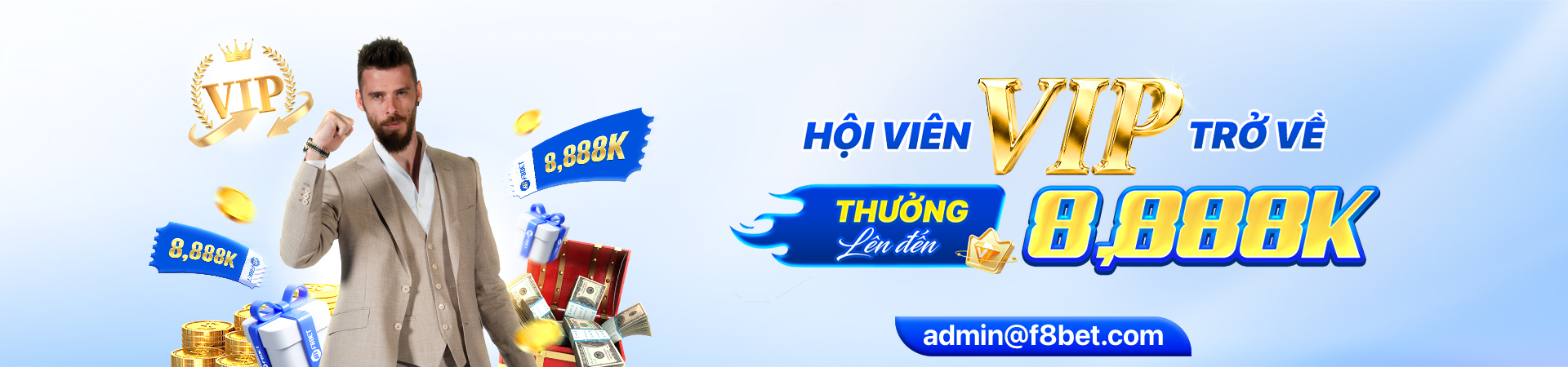 f8bet banner tri ân vip member